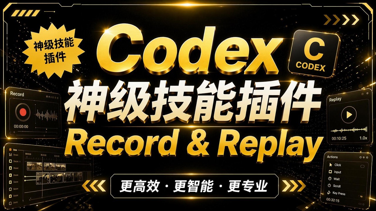 Codex 新插件：把操作流程变成可复用技能 - YouTube