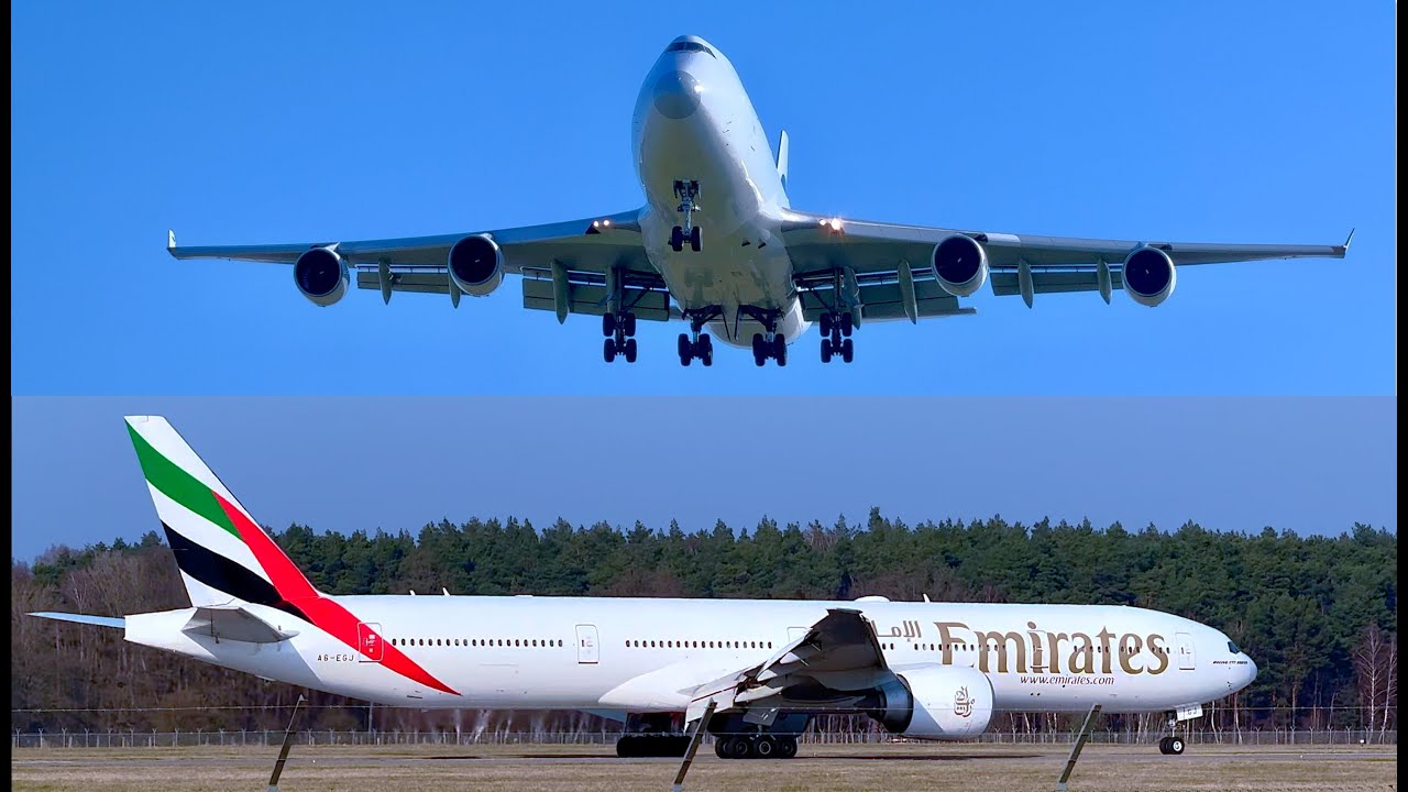 Planespotting Hannover (HAJ) with A330s, B747s, C-17 and Emirates B777! | February/March 2025