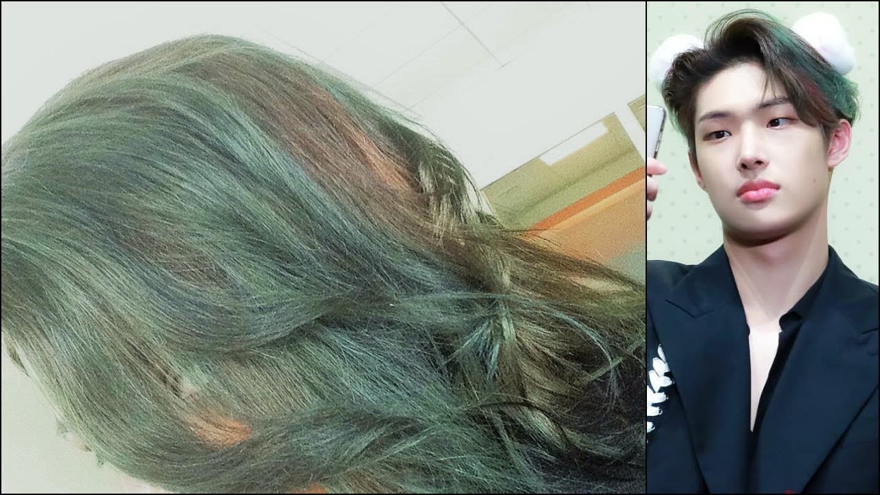 Kcolors Mingi S Green Highlights Zury Sis Natural Wave Hair