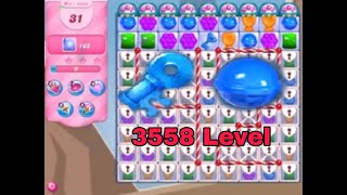 Candy crush Saga 3558 level|clear all jelly and ingredients|Hard level 3558| screenshot 5