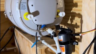 How to install plumbing and water a heater in your sprinter van