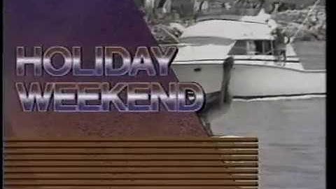 Weather Channel Holiday Weekend Report intro (1990)
