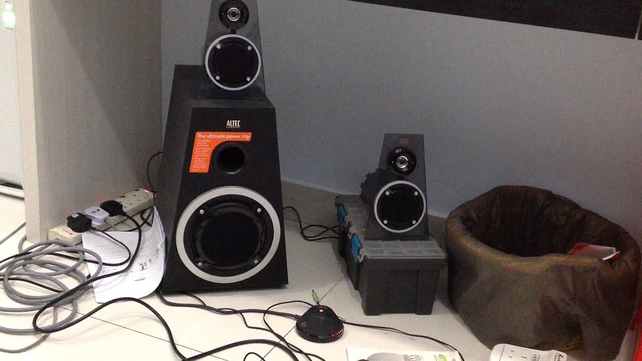 Altec Lansing speaker test