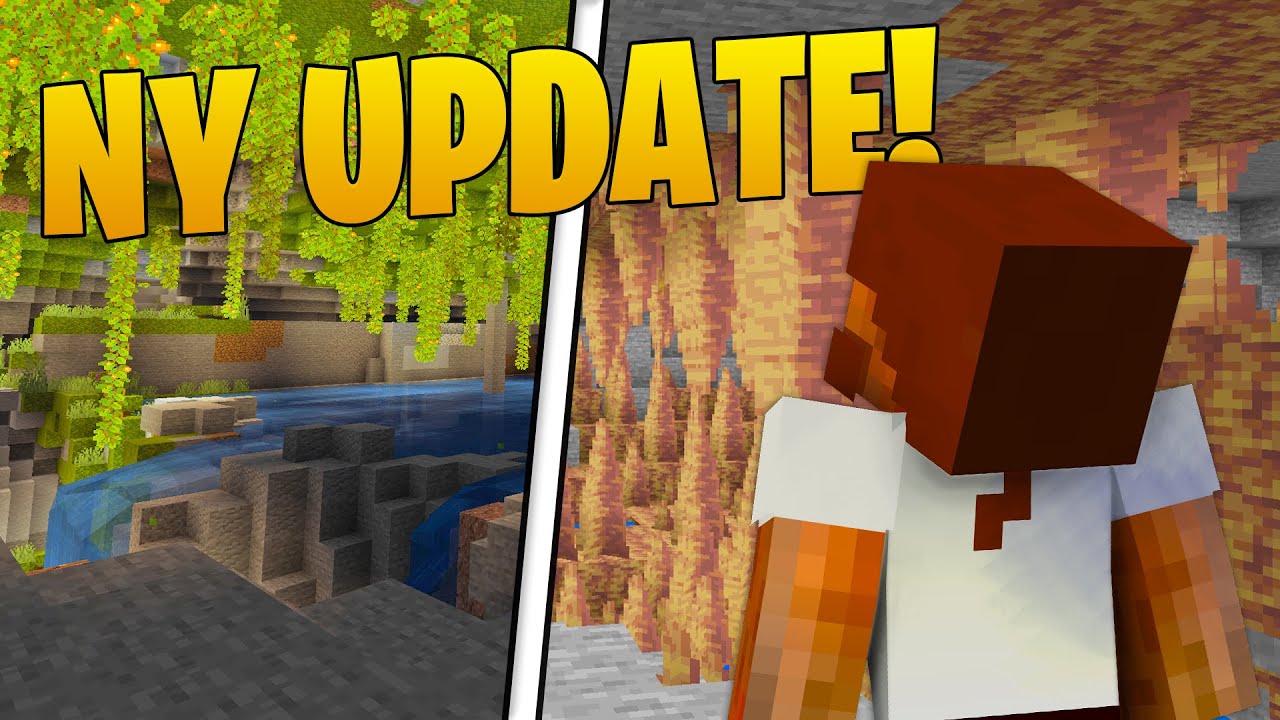 JAG HAR TESTAT NYA MINECRAFT 1.18 - "Caves & Cliffs Update 2" - YouTube