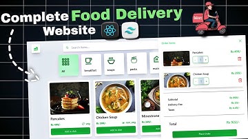 Build Food Delivery Website Using React JS🔥 | #6 React Projects