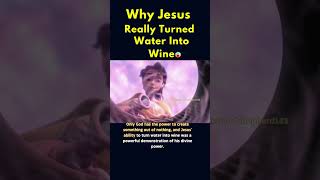 Why Jesus Really Turned Water Into Wine 🥺🤯♥️ #Shorts #Youtubeshorts #Catholic #Miracle #Fypシ