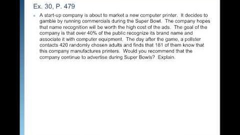 AP Stat Ch 20 Video 2 Hypothesis Tests Proportions.mp4