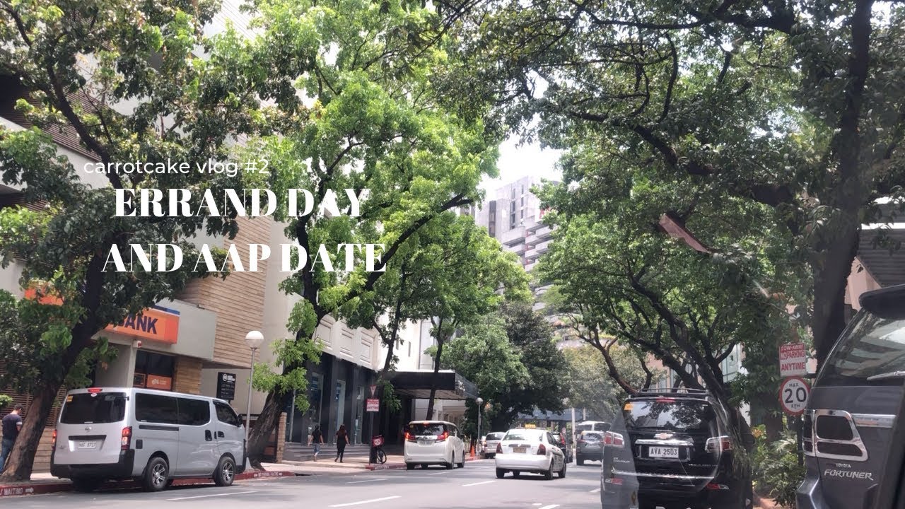 carrotcake vlog #2 - errand day and AAP date