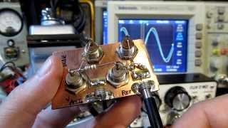 #112: Use an Oscilloscope and Signal Generator help tune an HF Antenna, measure complex impedance