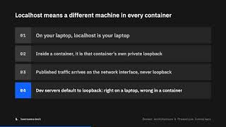 Docker container running but localhost won't connect Fix the loopback bind
