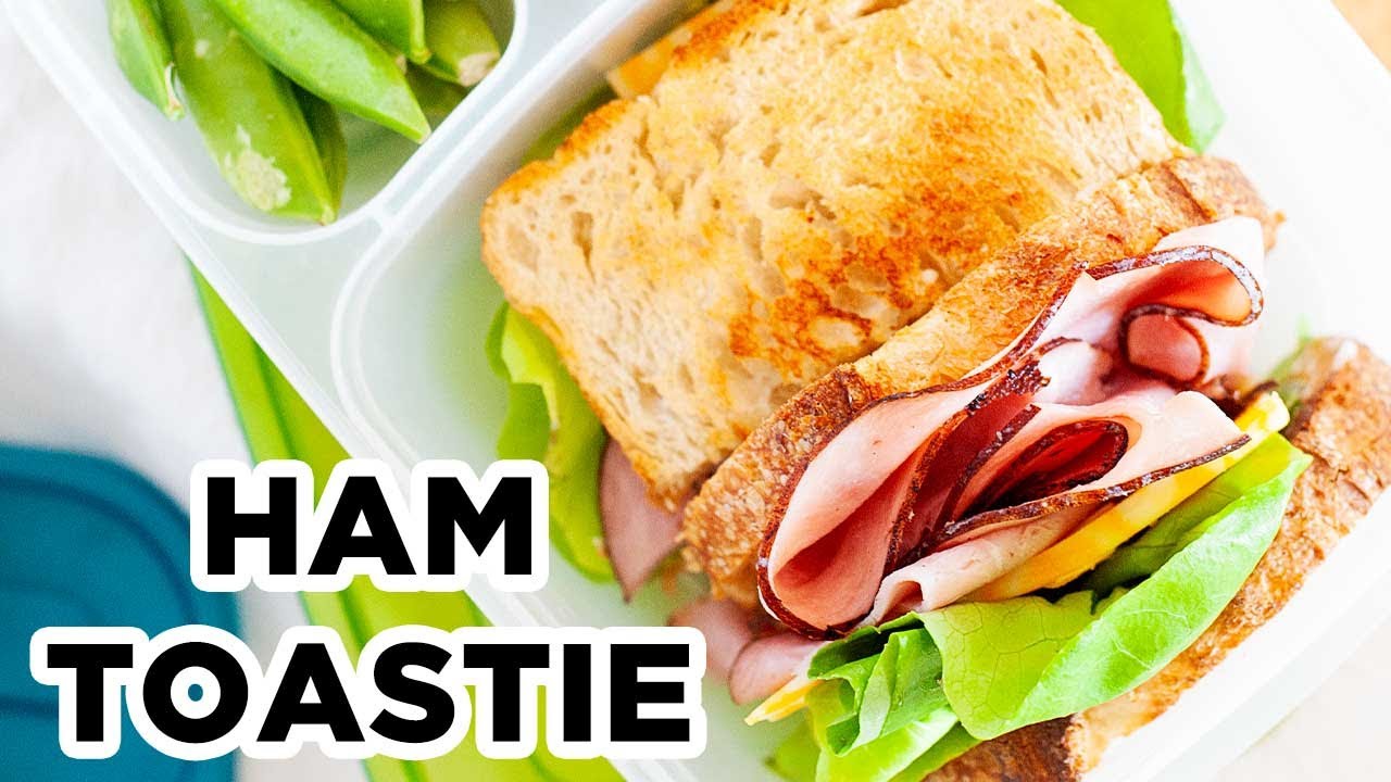 Toasted Bread Ham Sandwich The Perfect Lunchbox Sandwich! YouTube