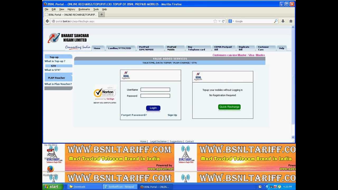 How To Recharge BSNL Prepaid Vouchers Online Pay BSNL Mobile Bills How To Recharge Bsnl Prepaid Vouchers Online Pay Bsnl Mobile Bills