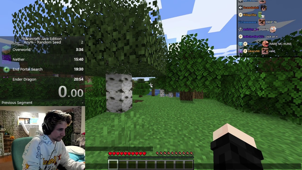 xQc Minecraft Speedruns | May 28, 2022