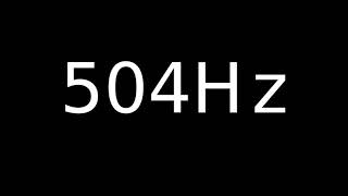 Speaker Sound Test 504Hz