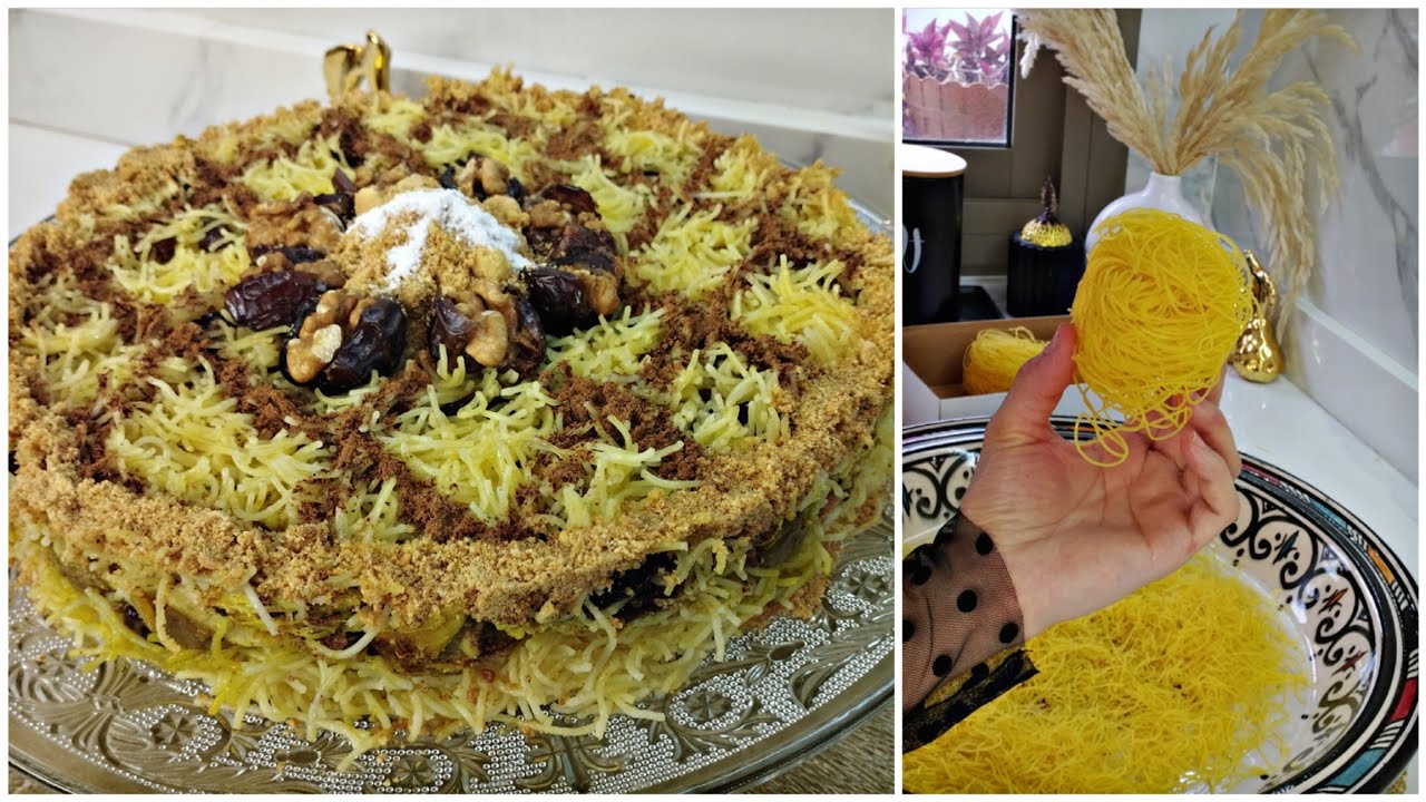 ✍🏻سفة مدفونة بشعرية خالية من لغلوتين❗❗❗ لأصحاب الحمية بدون غلوتين والسيلياك سفة بريستيج