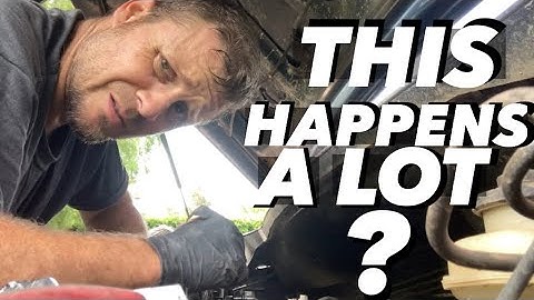 Toyota Tundra knock sensor replacement, this happens way to much!