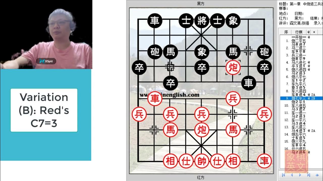 Xiangqi (Chinese Chess) Opening Tabia and their Principles: Board