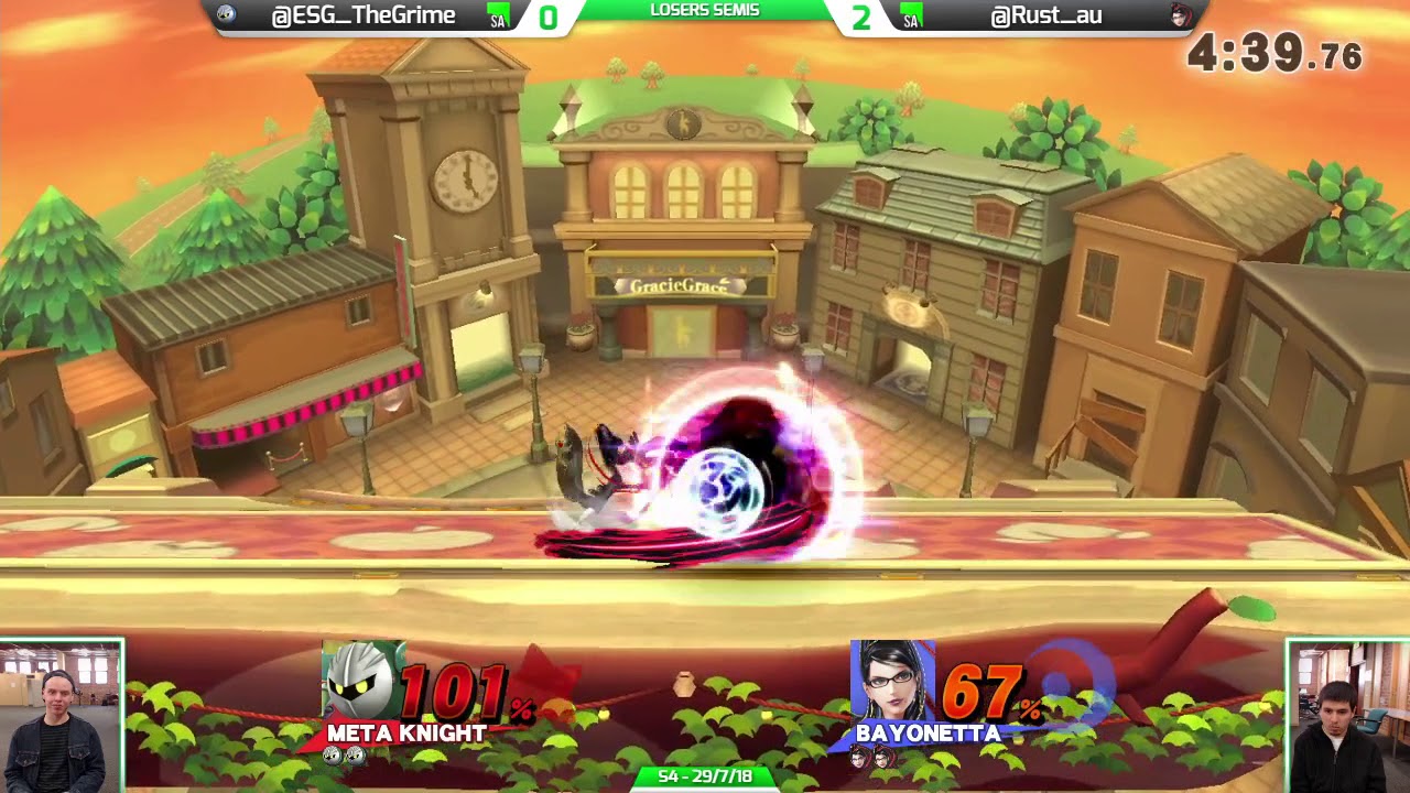Revival of SA 2 - Smash 4 - ESG | The Grime (Meta Knight) vs Rust (Bayonetta) - Losers Semis