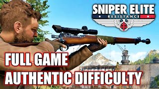 Sniper Elite Resistance Full Game Walkthrough Authentic, Highest Difficulty Creme de la Creme Trophy screenshot 4