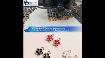 Enamel Robot coloring automatically color filling for enamel pins relia#Istanbul Jewelry Show 2023