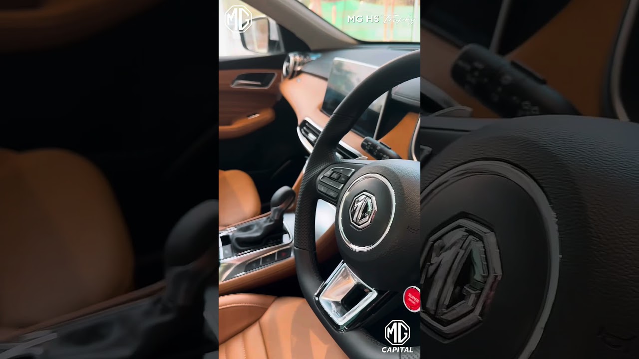 Step Into Luxury: The MG HS Trophy in White & Beige!