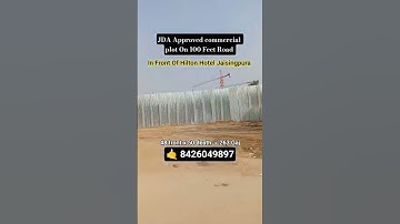 Jaisinghpura Hilton Facing Plot | JDA Approved Commercial Plot In Mansarovar Ext. Jaipur