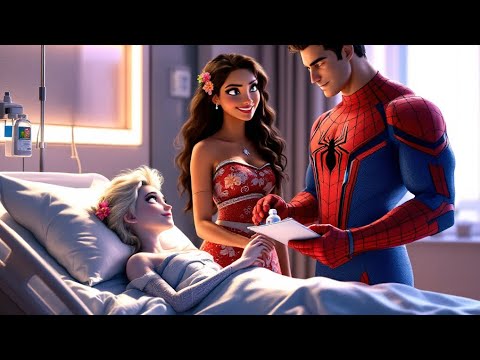 Sick Elsa and Dr. Spiderman with Nurse Moana!! #elsa #moana #spiderman ...