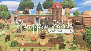 Cottagecore Pumpkin Patch | Speed Build | Animal Crossing New Horizons