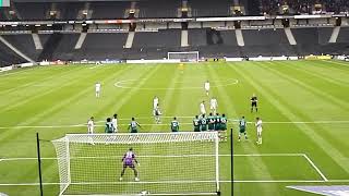 Mk Dons Vs Sutton 4-4 Goal madness. Sutton relegated, Dons go into playoffs against Crawley Town