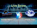 Cleveland Monsters vs Syracuse Crunch Live Score - USA American Hockey League