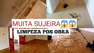 WE STARTED THE POST-CONSTRUCTION CLEANUP / LOTS OF DIRT AND LOTS OF WORK / NUBIA VIANA'S HOUSE / ...