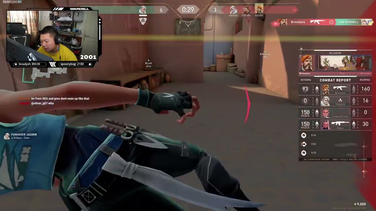 TSM Wardell screams like a man