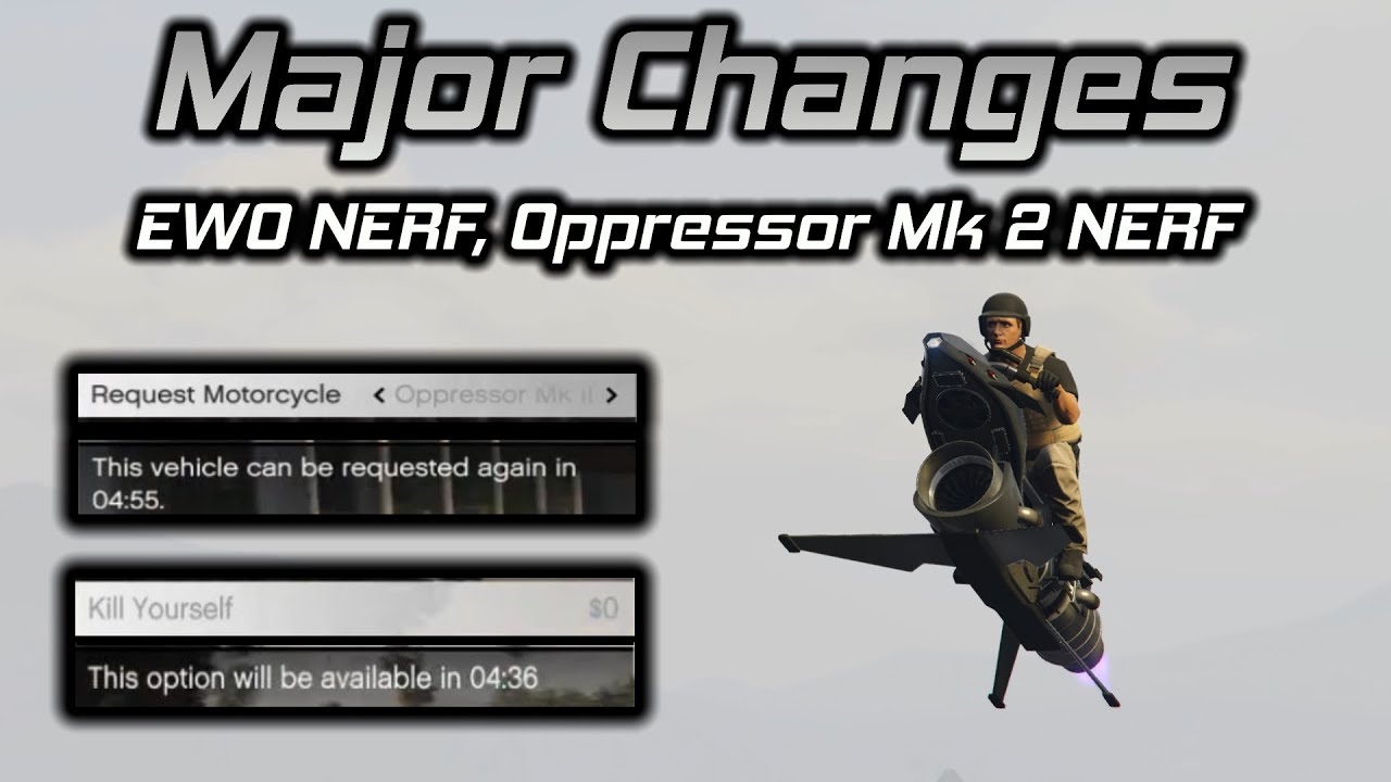 GTA Online MAJOR CHANGES in Casino Heist DLC (EWO NERF, Oppressor Mk 2