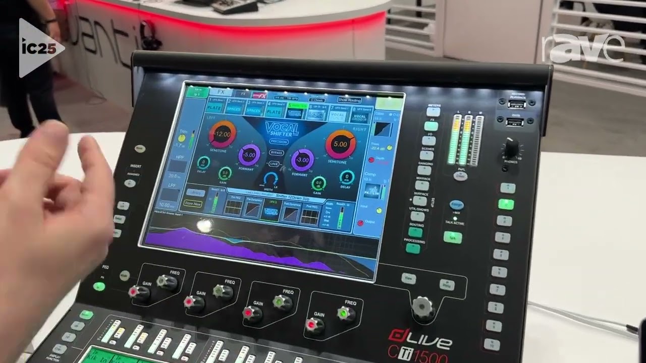 InfoComm 2025: Allen & Heath Exhibits dLIVE RackUltra FX Updated