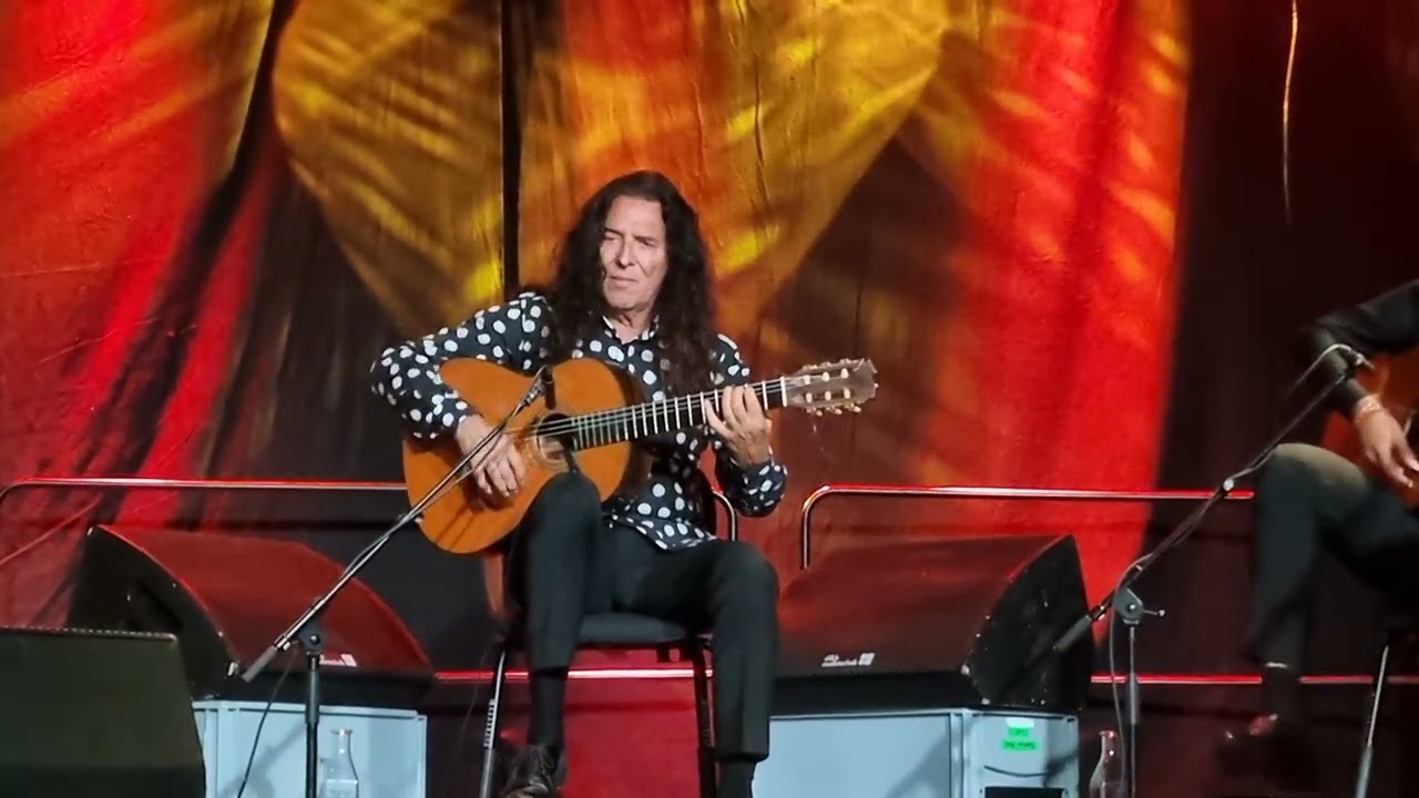 The concert of Tomatito and his son in the city of Uppsala, Sweden.