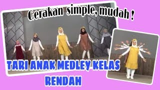 TARI KREASI MEDLEY UNTUK ANAK SD/MI KELAS RENDAH | UTS Seni Tari SD/MI PGMI UIN Malang