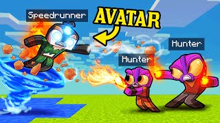 Manhunt AVATAR the Last Airbender! (Speedrunner vs Hunter)