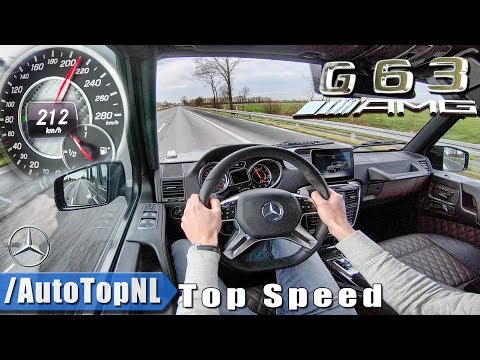 TOP SPEED on AUTOBAHN | Mercedes G63 AMG V8 BiTurbo | by AutoTopNL