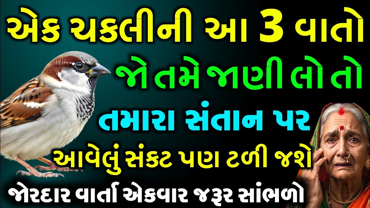 ચકલીની આ 3 વાતો જાણી લીધા પછી સંતાન પર આવેલું સંકટ પણ ટળી જશે | ધનનું ક્યારેય નુકસાન થતું નથી |