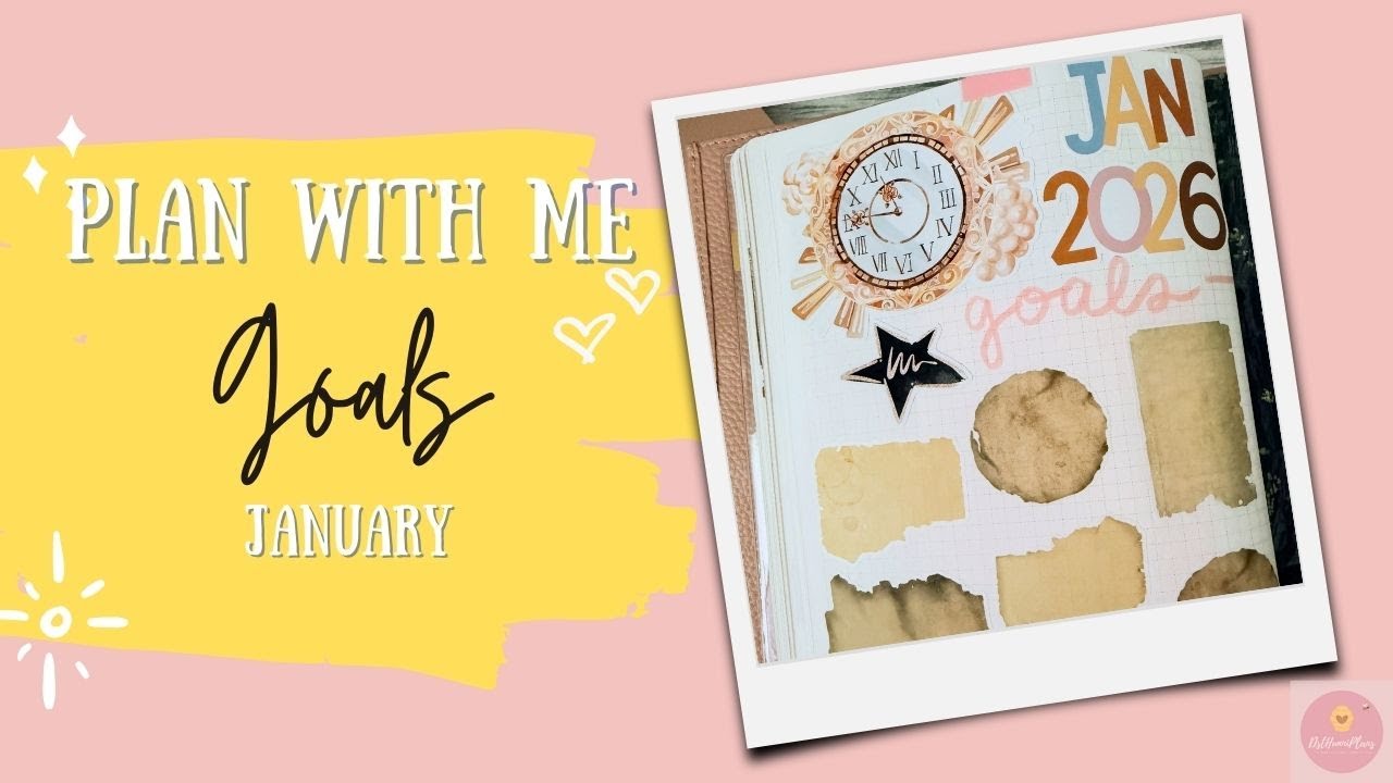 Plan With Me | January Goals | A5 Common Planner