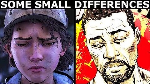 Let Lee Turn Or Shoot Lee - Difference Check - The Walking Dead Final Season 4 Episode 1