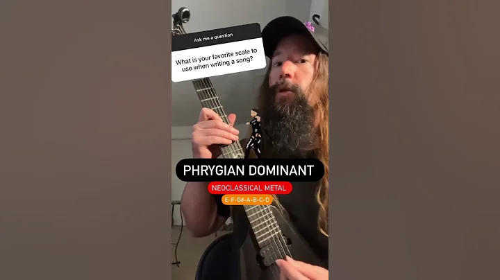Best Guitar 🎸 Scale For METAL | PHRYGIAN DOMINANT