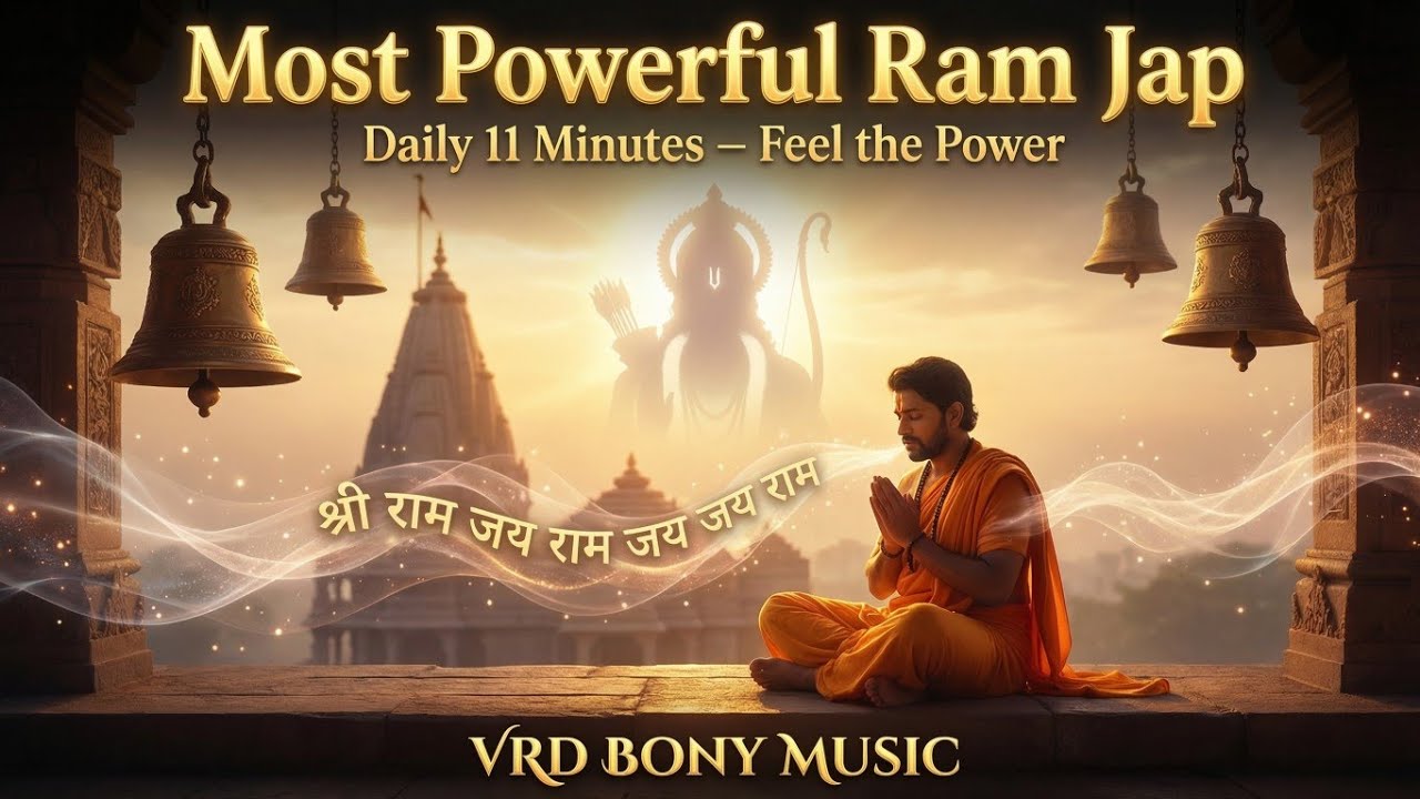 Shri Ram Jai Ram Jai Jai Ram : Most Powerful Ram Jap (Peaceful Bhajan) | VRD BONY MUSIC