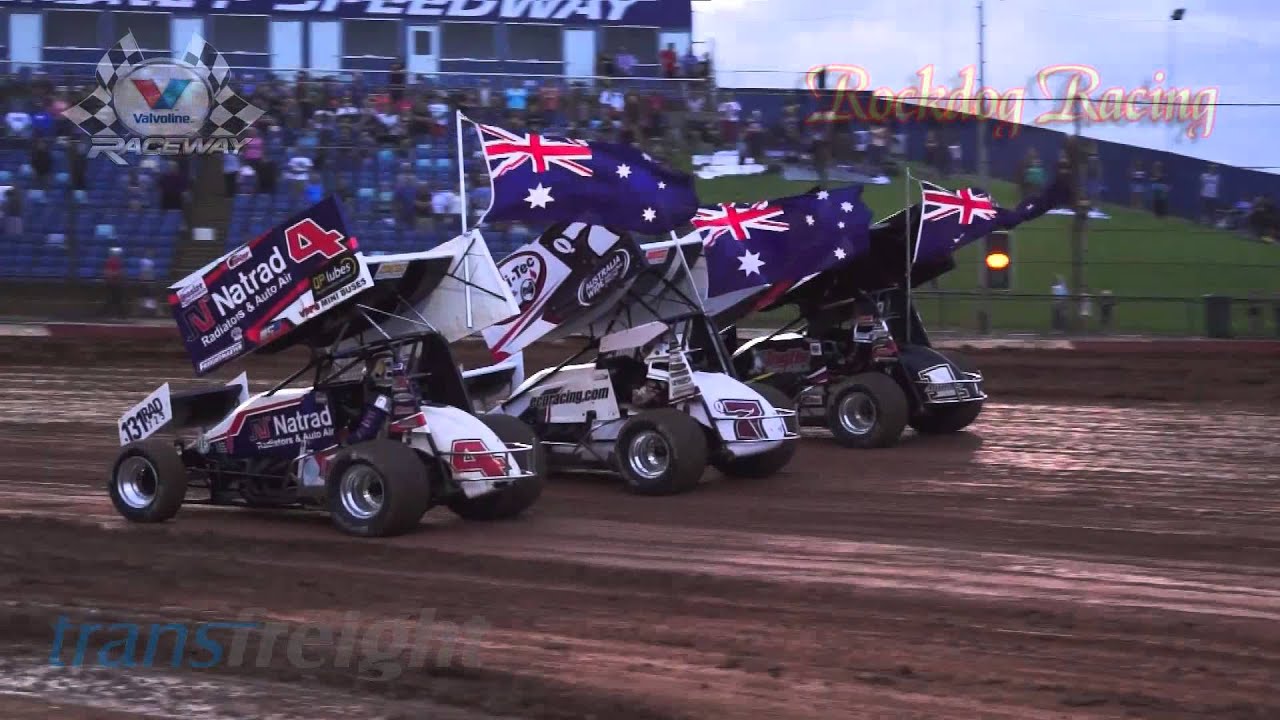 10,000 Sprintcar Sizzler Heat Races Valvoline Raceway Rockdog