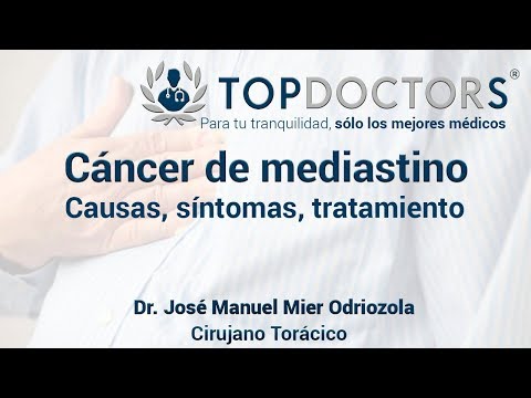 Cáncer de mediastino: causas, síntomas, tratamiento