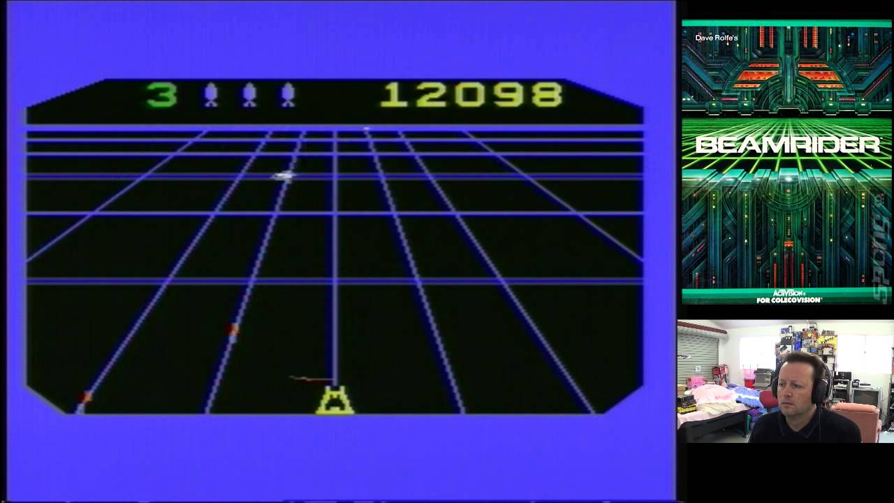 Retro Console Game Beamrider Colecovision Pickup & Play 12th May 2014 ...