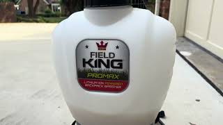 Review: Field King 190515 Battery Powered Backpack Sprayer, 4 Gal