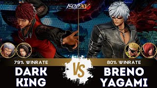 KOF XV ▰ DARK KING (Vice/Duo Lon/O.Yashiro) 🆚 BRENO YAGAMI (K'/Ramón/Iori)🎞️Replay Match - 1/26