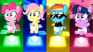 My Little Pony Baby : Pinkie Pie Vs Fluttershy Vs Rainbow Dash Vs Twilight Sparkle - Tiles Hop ! screenshot 1