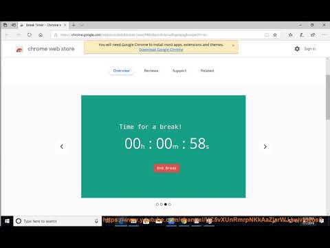 [FYI] Remind Yourself To Take Breaks At Work With Break Timer for Chrome (2025 updated)